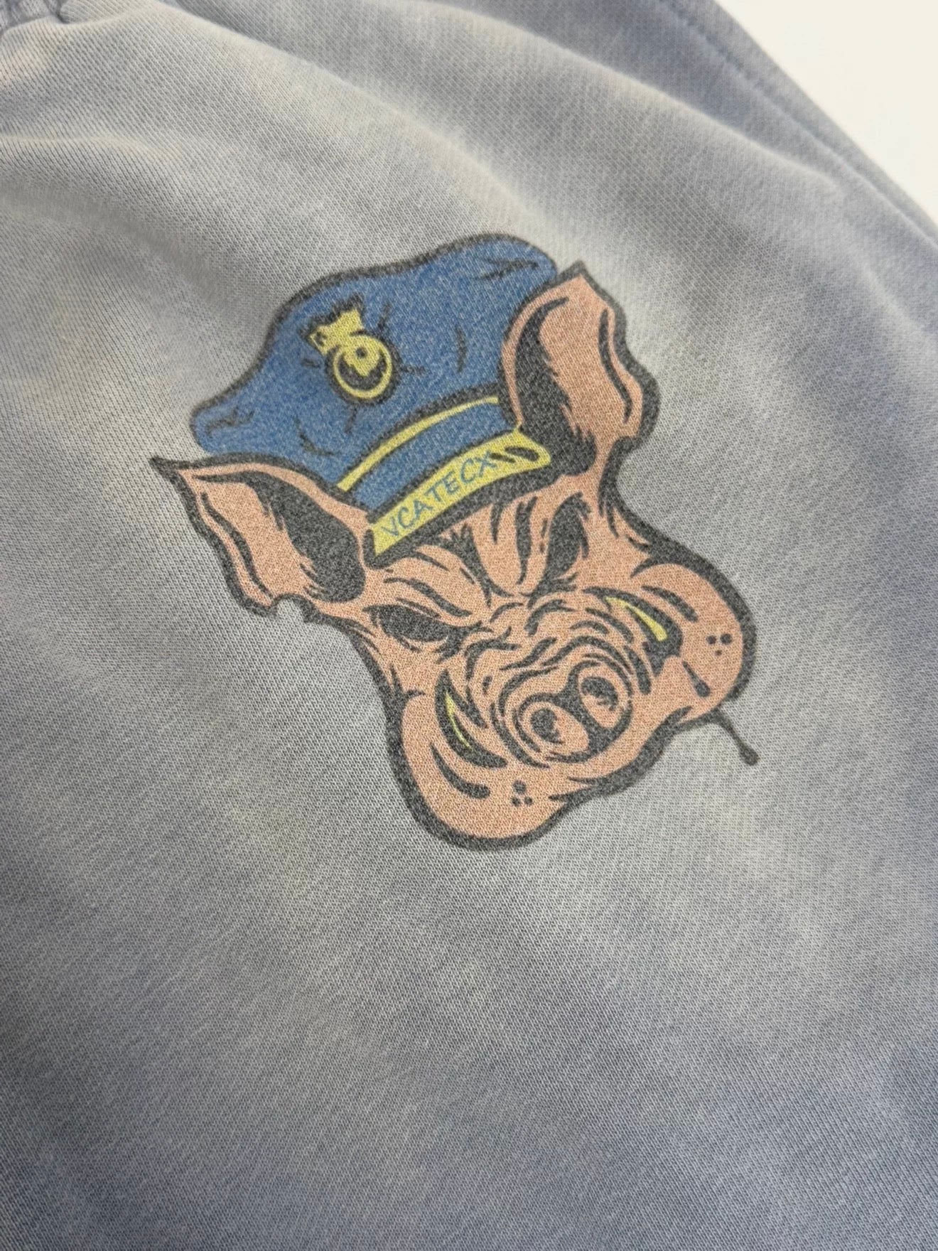 Vcatecx 410GSM Heavyweight Micro-Flare Sweatpants - Vintage Wash