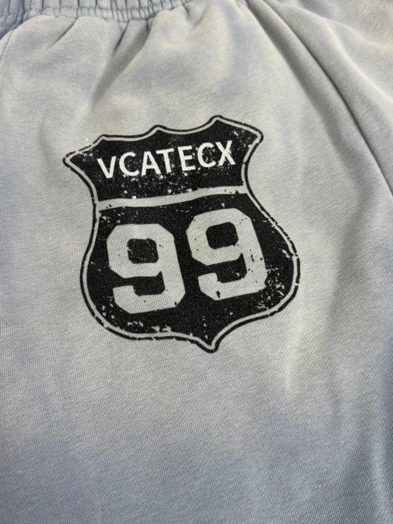 Vcatecx 410GSM Heavyweight Micro-Flare Sweatpants - Vintage Wash