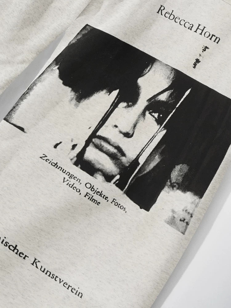 SMILEANDSAD Remake Curved-Leg Sweatpants - Hand-Scorched  Deconstructed